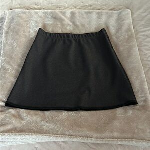 Max Studio Classic Black & Gray Mini Skirt